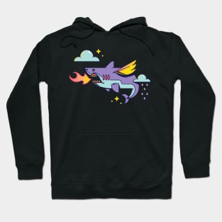 SHARK THREE ANGEL Hoodie